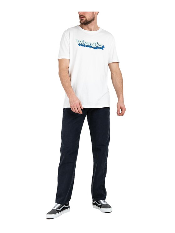 Wrangler Wrangler T-Shirt W753EEW02 Biały Regular Fit