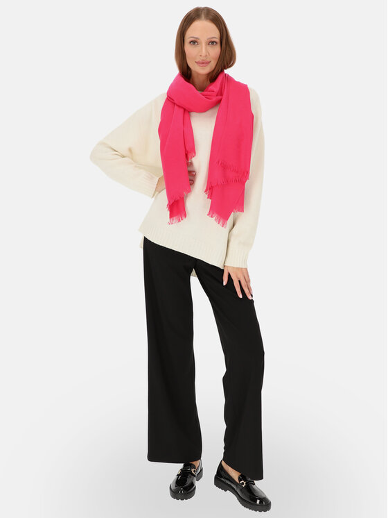 Potis & Verso Potis & Verso Szal GŁADKI Różowy