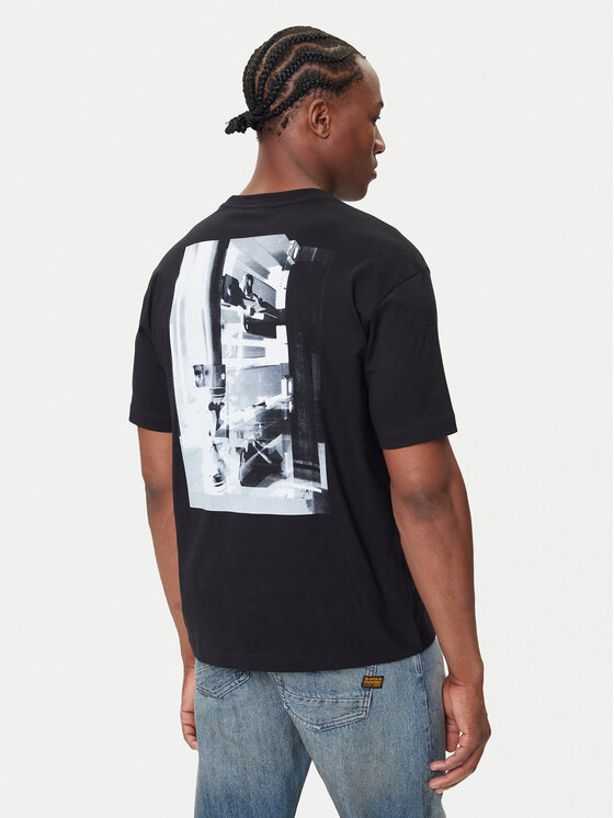 BOSS BOSS Majica 50546374 Črna Relaxed Fit