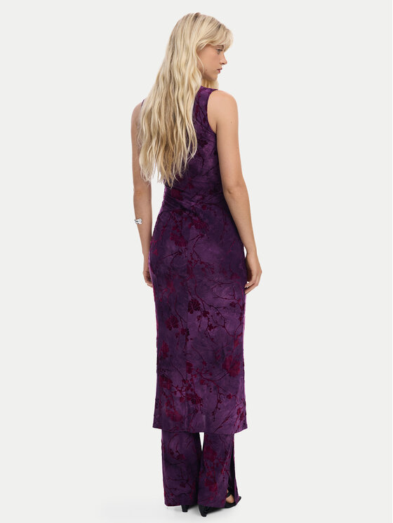 Desigual Desigual Koktel haljina Alina 25WWVK33 Ljubičasta Slim Fit