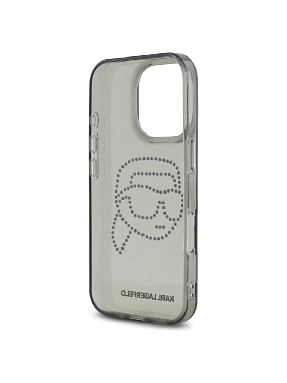 KARL LAGERFELD KARL LAGERFELD Etui na telefon IML Rhinestones Karl Head Czarny