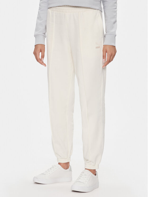 Puma Puma Jogginghose Classic 535685 Écru Relaxed Fit