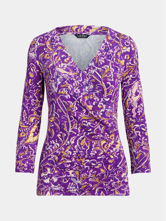 LAUREN RALPH LAUREN Lauren Ralph Lauren Särkpluus 200925748001 Lilla Slim Fit
