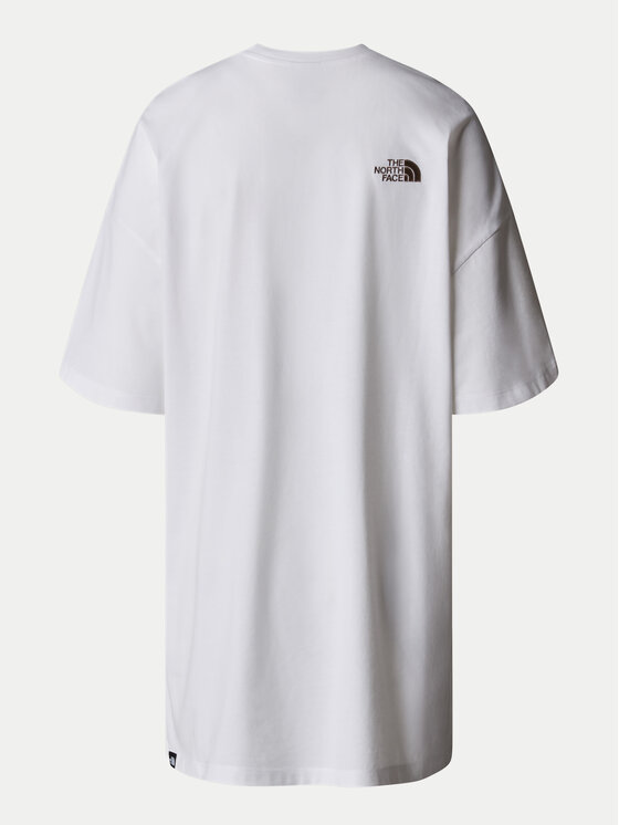 The North Face The North Face Sukienka codzienna Simple Dome NF0A87NF Biały Relaxed Fit