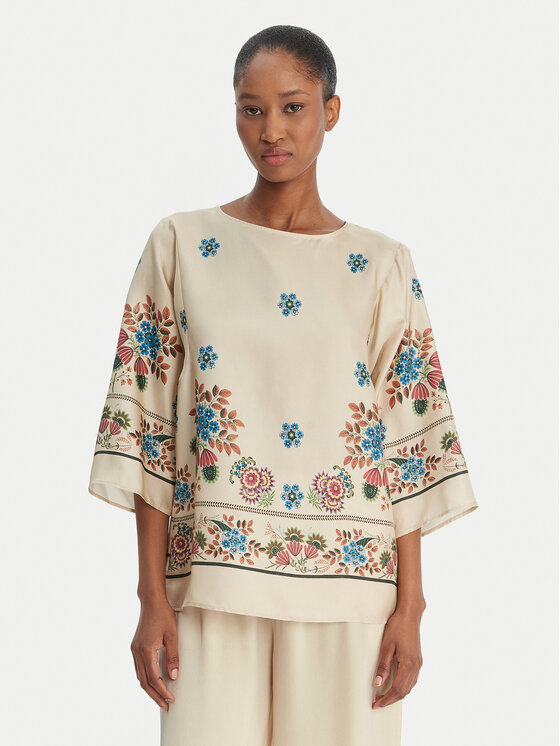 Weekend Max Mara Weekend Max Mara Bluse Samba 2615111062 Écru Loose Fit