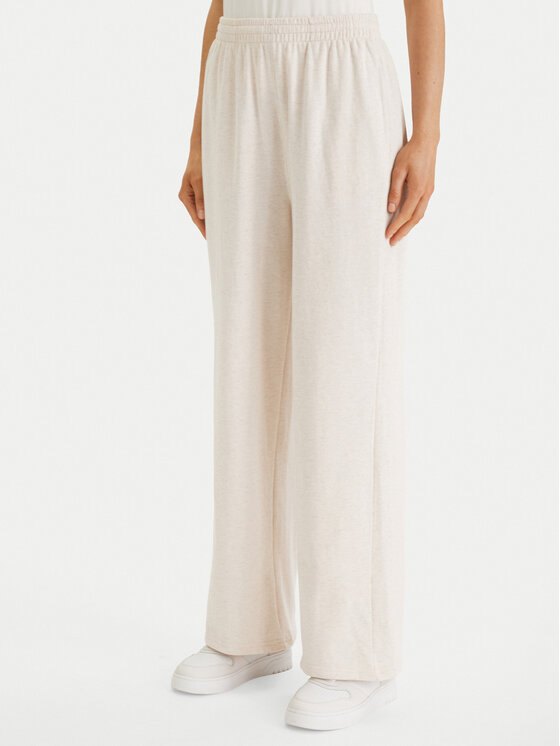 Tommy Hilfiger Pantaloni trening UW0UW06180 Bej Wide Leg