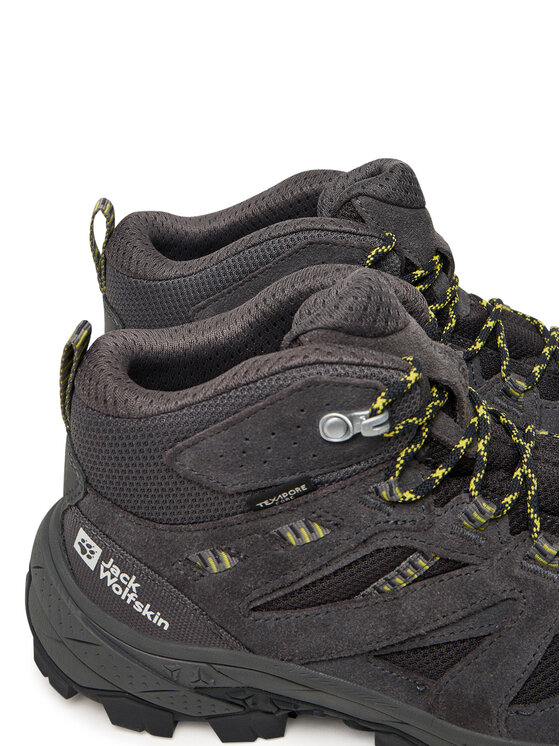 Jack Wolfskin Jack Wolfskin Trekingová obuv Vojo Tour Texapore Mid A62072 Šedá