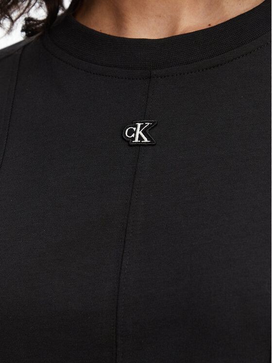 Calvin Klein Jeans Calvin Klein Jeans Vsakodnevna obleka LV047F229G Črna Regular Fit