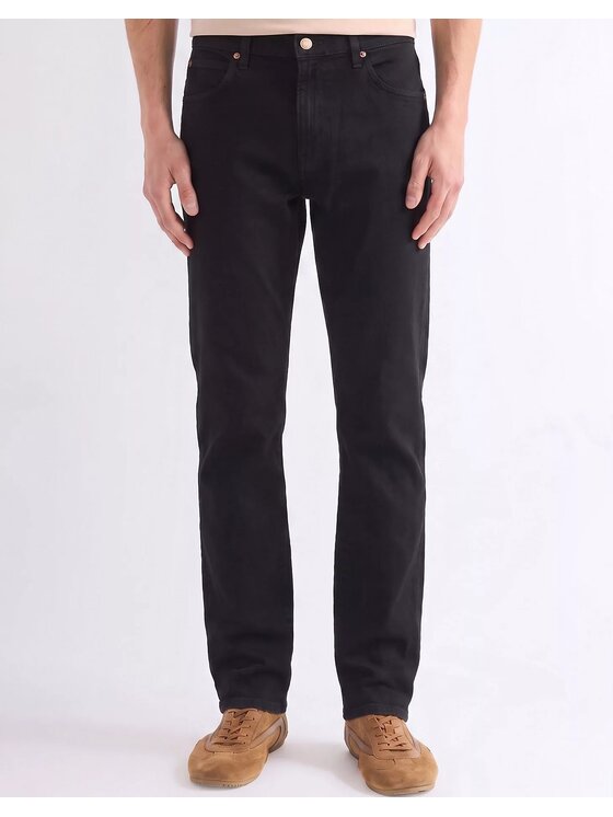 Wrangler Wrangler Jeansy REDFORD Czarny Straight Leg