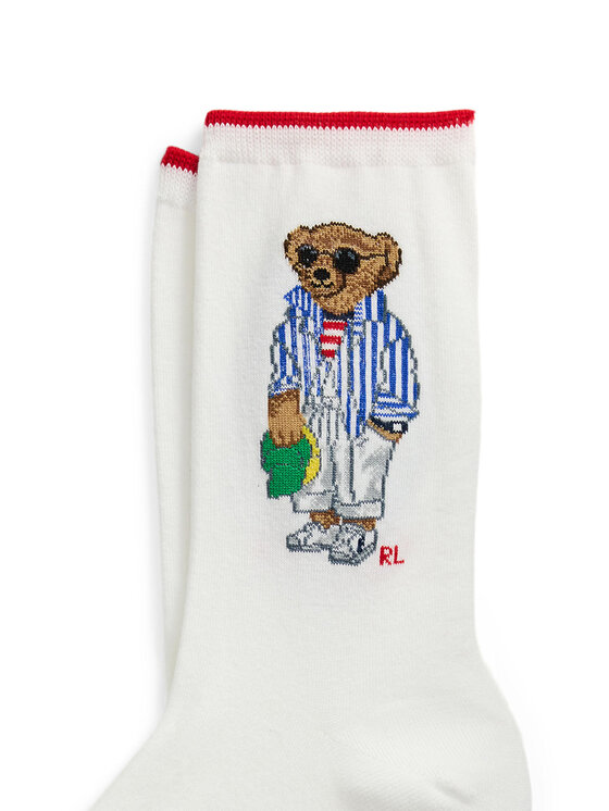 Polo Ralph Lauren Polo Ralph Lauren Чорапи дълги дамски 455968668001 Бял