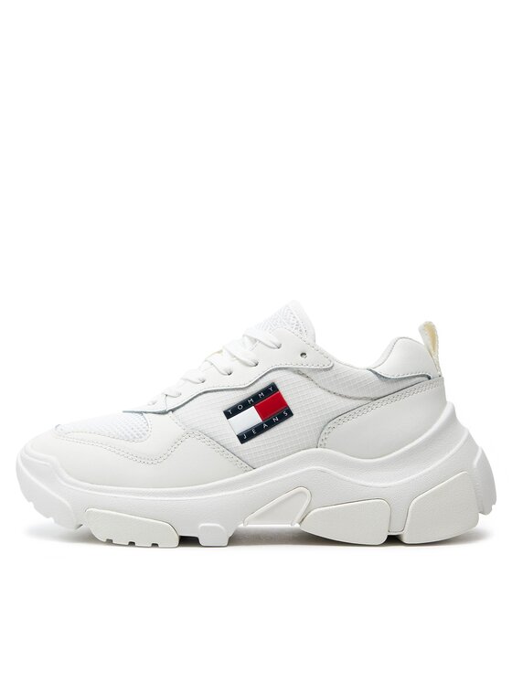 Tommy Jeans Tommy Jeans Sneakers Tjw Lightweight Hybrid Runner EN0EN02566 Bianco