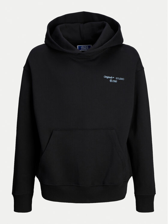 Jack&Jones Junior Jack&Jones Junior Μπλούζα Noho Back Graphic 12263292 Μαύρο Relaxed Fit
