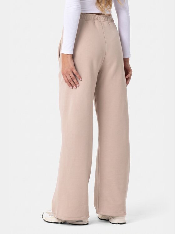 BASICLO BASICLO Spodnie dresowe W-2161-30 Beżowy Relaxed Fit