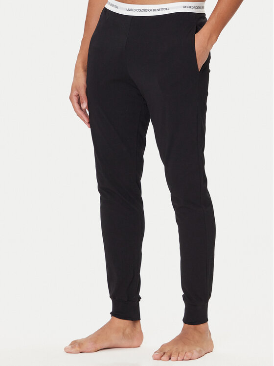 United Colors Of Benetton United Colors Of Benetton Піжамні штани 30964F00V Чорний Regular Fit