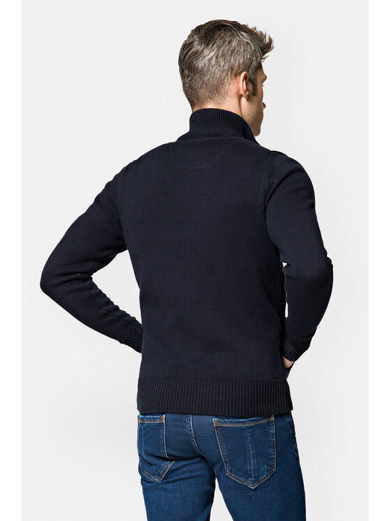 Lancerto Lancerto Kardigan Nate SW073222000060 Granatowy Regular Fit