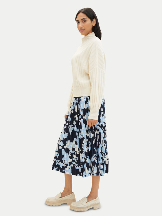 Tom Tailor Tom Tailor Plesirana suknja 1040340 Plava Regular Fit