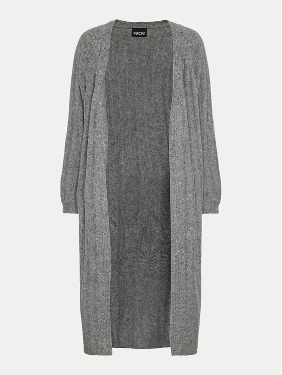 Pieces Pieces Kardigan Maggy 17150959 Šedá Loose Fit