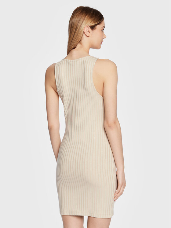 Calvin Klein Jeans Calvin Klein Jeans Φόρεμα καθημερινό J20J220745 Μπεζ Slim Fit