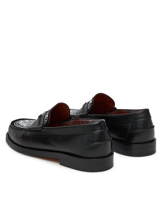 Naked Wolfe Naked Wolfe Mokassins Riviera Schwarz
