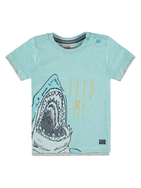 Kanz Kanz T-Shirt 1713471-3054 Niebieski Basic Fit