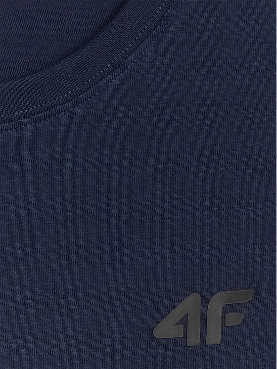 4F 4F Longsleeve NOS Granatowy Slim Fit
