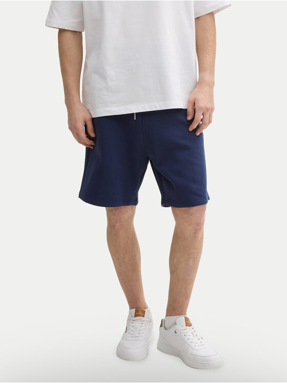 Tom Tailor Denim Tom Tailor Denim Sportovní kraťasy 1045584 Tmavomodrá Regular Fit