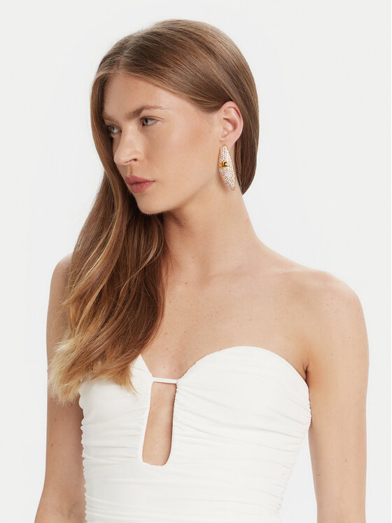 Elisabetta Franchi Elisabetta Franchi Naušnice OR-57A-52E2-V290 Zlatna