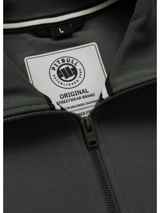 PITBULL PITBULL Bluza SAMPSON Zielony Regular Fit