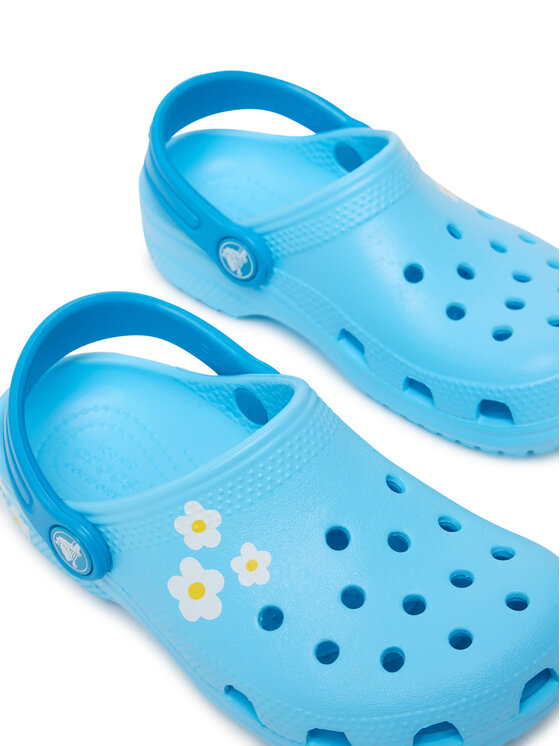 Crocs Crocs Şlapi Classic Daisy Clog 211257 Albastru