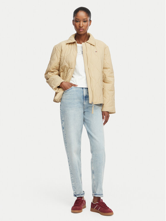 Tommy Jeans Tommy Jeans Kevad-sügis jope Tjw Coach DW0DW22909 Beež Regular Fit