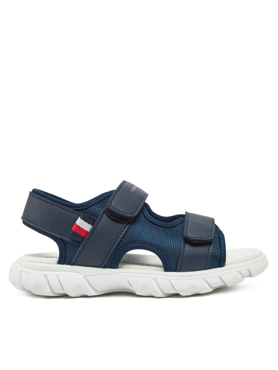 Tommy Hilfiger Tommy Hilfiger Sandali Velcro Sandal T1B2-33898-1591 S Mornarsko modra