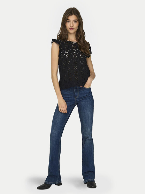 JDY JDY Bluse Vola 15312383 Schwarz Regular Fit