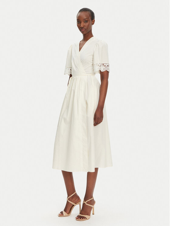 TWINSET TWINSET Haljina za svaki dan 251TT2091 Écru Loose Fit
