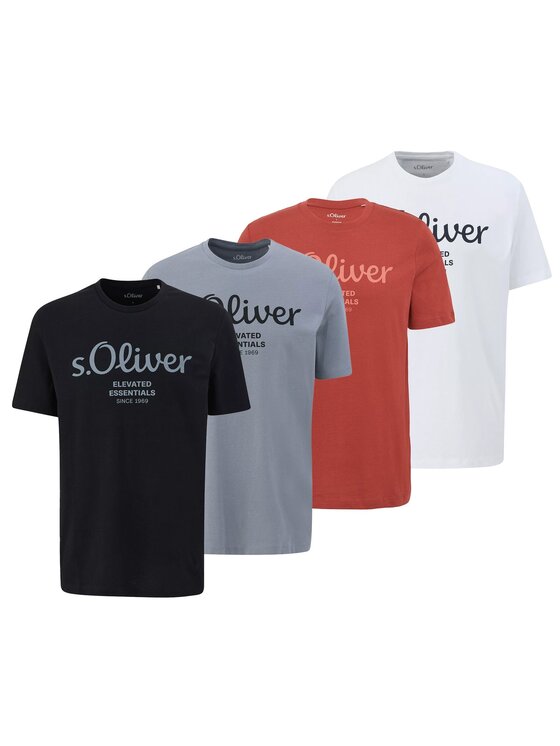 s.Oliver s.Oliver T-Shirt 28396 Kolorowy Comfort Fit