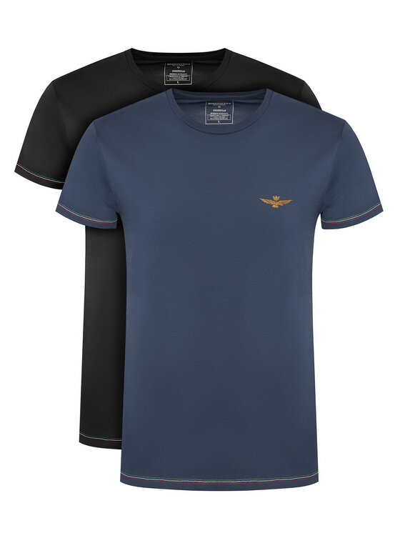 Aeronautica Militare Aeronautica Militare Set de tricouri﻿ AM1UTI003B Colorat Slim Fit