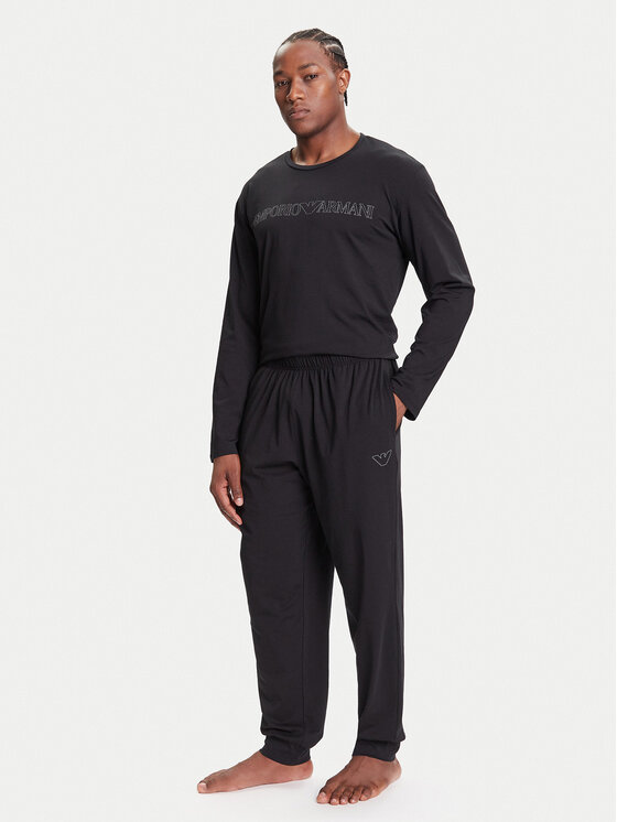 Emporio Armani Underwear Emporio Armani Underwear Pidžama EM000616 AF14978 UC001 Crna Regular Fit