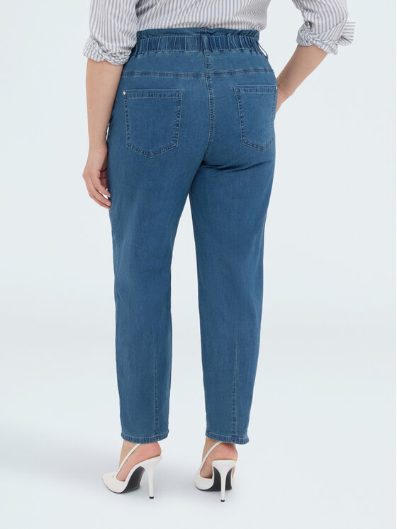 Fiorella Rubino Fiorella Rubino Jeansy P489T005241N024 Niebieski Boy Fit