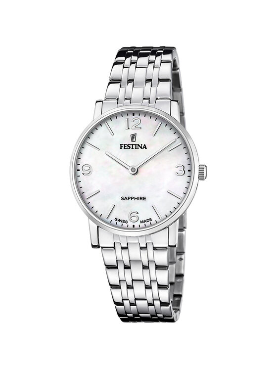 Festina Festina Ρολόι F20047-2 Ασημί