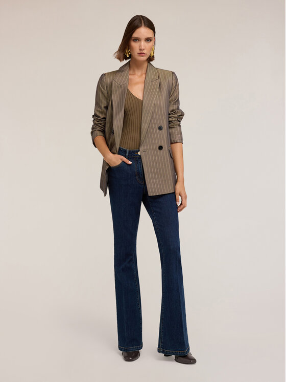Motivi Motivi Jeansy P427Q404035N034 Niebieski Flare Fit