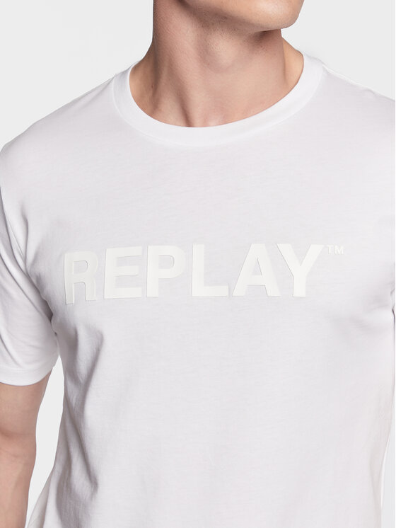REPLAY Replay T-särk M6462.000.23188P Valge Regular Fit