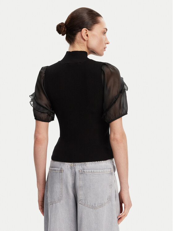 French Connection French Connection Dolčevita 78YCW Crna Slim Fit