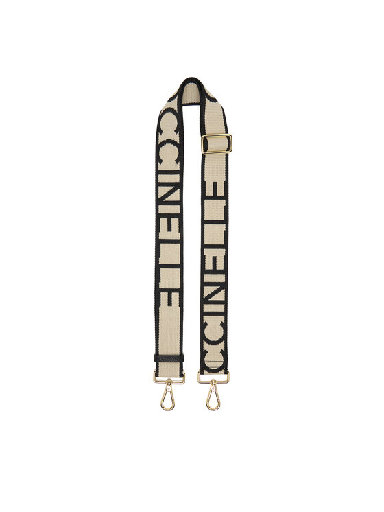 Coccinelle Coccinelle Tracolla intercambiabile M21 Nastro Signature E3 M21 68 25 23 Beige
