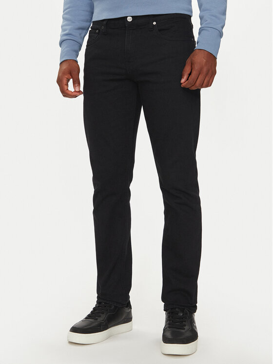 Calvin Klein Jeans Hlače K10K111239 Modra Slim Fit