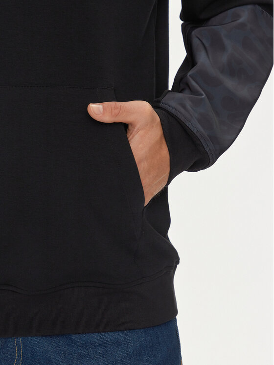 HUGO Hugo Džemperis Ditcheno 50516719 Juoda Relaxed Fit