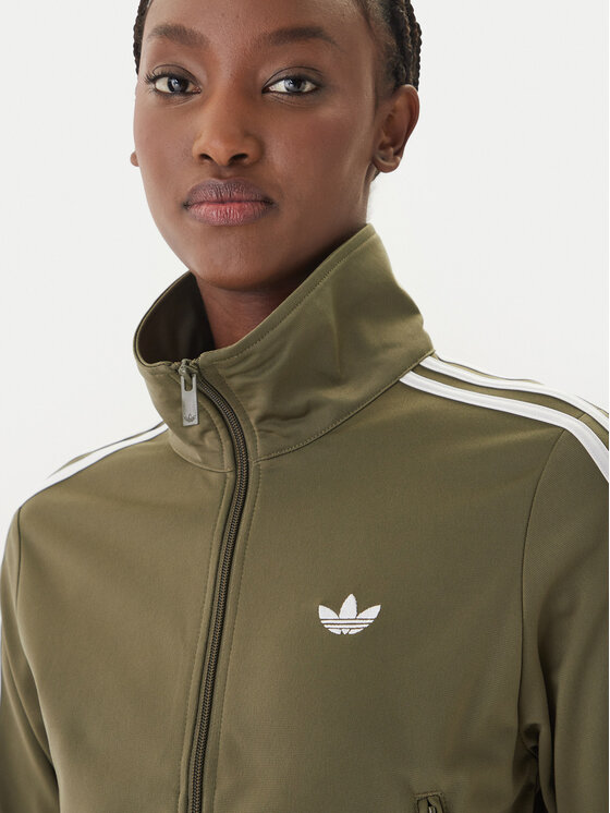 adidas adidas Bluza Firebird Classic KQ6531 Zielony Regular Fit