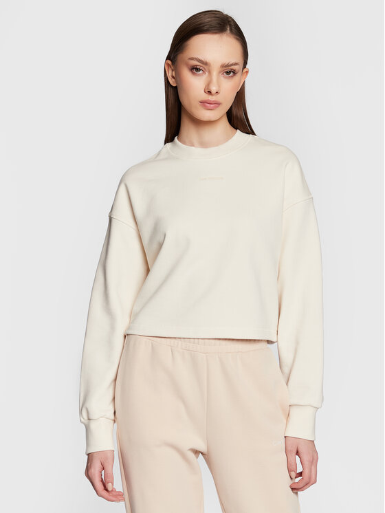 New Balance New Balance Sweatshirt Athletics Nature WT23555 Écru Relaxed Fit