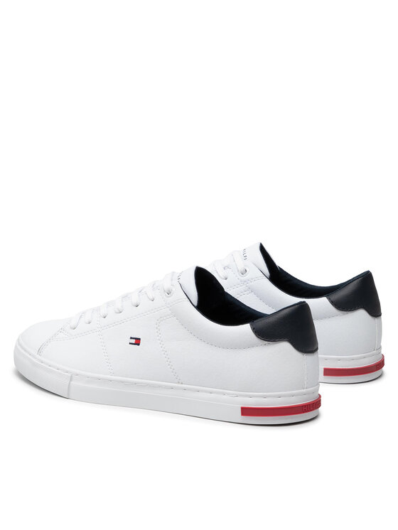 Tommy Hilfiger Tommy Hilfiger Sportcipő Essential Leather Detail Vulc FM0FM04047 Fehér