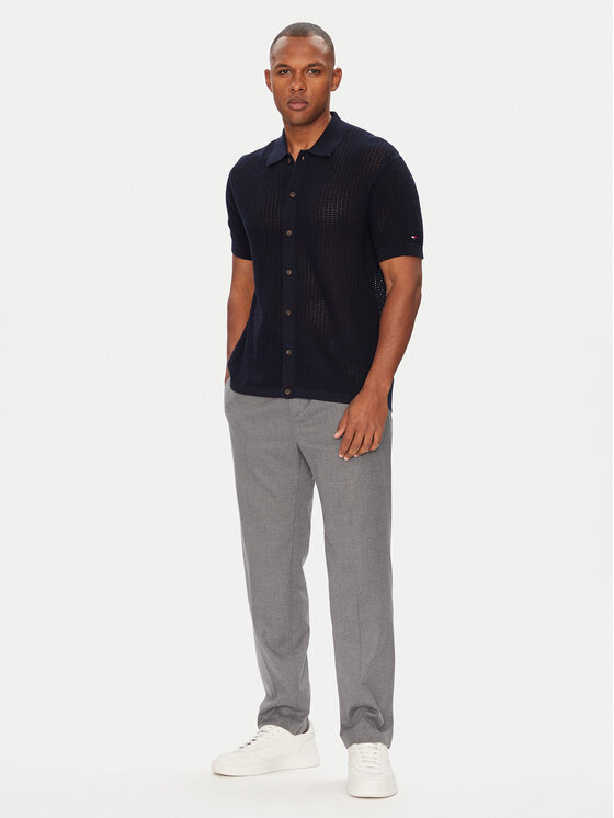 Tommy Hilfiger Tommy Hilfiger Koszula MW0MW39530 Granatowy Regular Fit