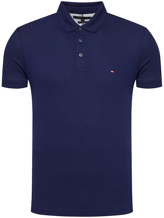 Tommy Hilfiger Tommy Hilfiger Polo 1985 MW0MW17771 Σκούρο μπλε Slim Fit