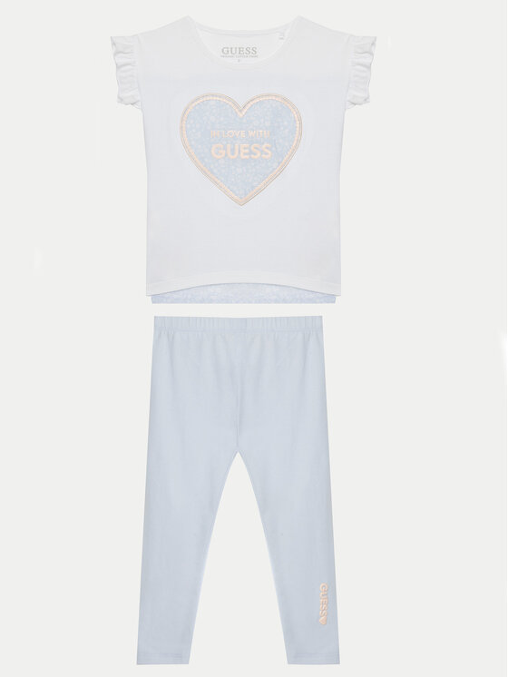 Guess Guess Kinderset K5GG01K6YW4 Weiß Regular Fit
